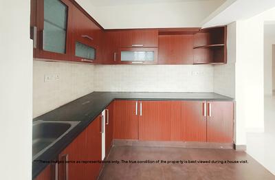 Kitchen Image of 1881 Sq.ft 3 BHK Apartment / Flat for rent in Thanisandra Bengaluru for Rs. 55000