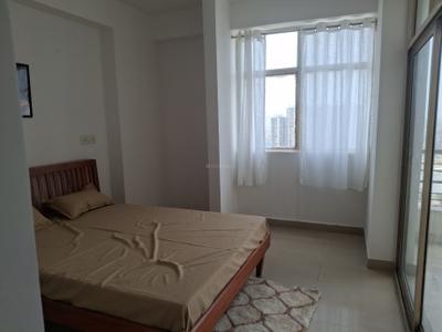 Bedroom Image of 900 Sq.ft 2 BHK Apartment / Flat for rent in Ajnara Gen X, Crossings Republik Ghaziabad for Rs. 18000