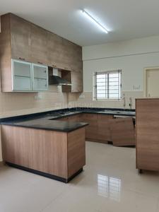 Kitchen Image of 1235 Sq.ft 3 BHK Apartment / Flat for sale in Mallathahalli Bengaluru for Rs. 6800000