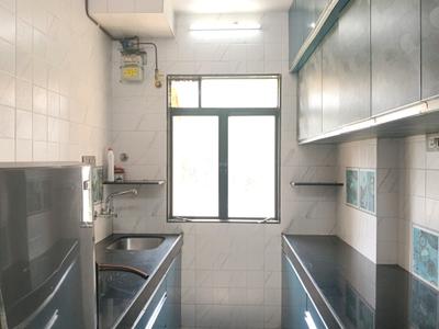 Kitchen Image of 550 Sq.ft 1 BHK Apartment / Flat for rent in Hiranandani The Walk, Thane West Thane for Rs. 31000