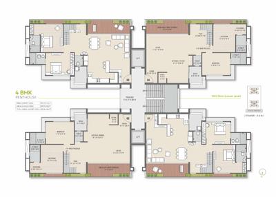 Image of 3745 Sq.ft 4 BHK Penthouse for sale in Pal, Surat for Rs. 24000000