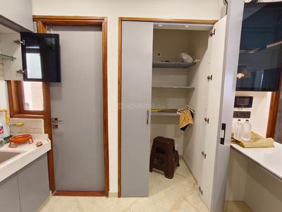 Kitchen Image of 2400 Sq.ft 3 BHK Apartment / Flat for rent in Radhe Infinity, Kudasan Gandhinagar for Rs. 50000