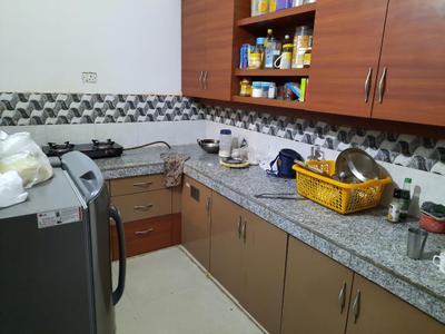 Kitchen Image of 1300 Sq.ft 3 BHK Apartment / Flat for sale in Mahmoorganj Varanasi for Rs. 11000000