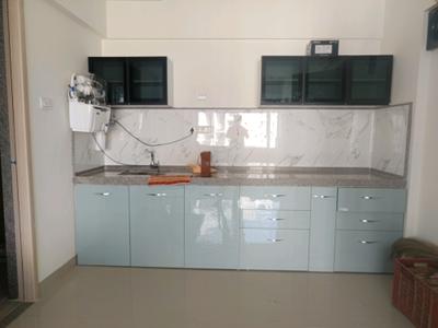 Kitchen Image of 600 Sq.ft 1 BHK Apartment / Flat for rent in Kumar Parc Residences, Hadapsar Pune for Rs. 22000
