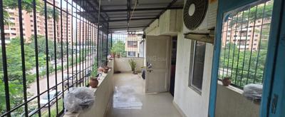 Balcony Image of 750 Sq.ft 1 BHK Apartment / Flat for rent in Nikash Lawns, Pashan Pune for Rs. 27500