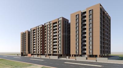 Image of 1098 Sq.ft 2 BHK Apartment / Flat for sale in Radhe Vrundavan Heights, Nana Chiloda, Ahmedabad for Rs. 3800000