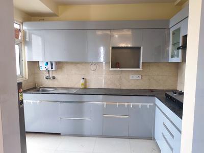 Kitchen Image of 1850 Sq.ft 3 BHK Apartment / Flat for rent in Omaxe Waterscapes Phase 1, Arjunganj Lucknow for Rs. 40000