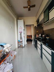 Kitchen Image of 1050 Sq.ft 1 BHK Apartment / Flat for rent in Kalwa Thane for Rs. 36000