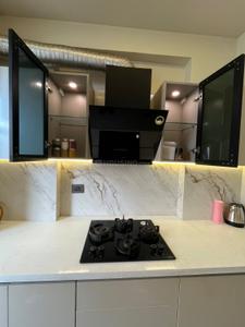 Kitchen Image of 1100 Sq.ft 2 BHK Apartment / Flat for rent in Express Garden, Indirapuram Ghaziabad for Rs. 38000