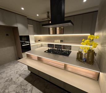 Kitchen Image of 4500 Sq.ft 4 BHK Builder Floor for sale in Sector 57 Gurgaon for Rs. 30000000