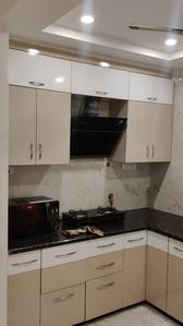 Kitchen Image of 2150 Sq.ft 4 BHK Apartment / Flat for rent in Aisshpra Paalm Paradise Phase II, Sahara Estate Gorakhpur for Rs. 28000