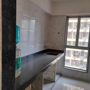 Kitchen Image of 520 Sq.ft 1 BHK Apartment / Flat for sale in Dharti Pressidio, Kandivali West Mumbai for Rs. 10500000