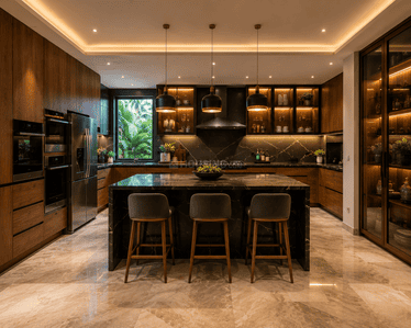 Kitchen Image of 2500 Sq.ft 3 BHK Independent House for sale in Chalakudy Thrissur for Rs. 19500000