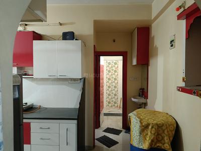 Kitchen Image of 610 Sq.ft 1 BHK Apartment / Flat for sale in Mahalakshmi Nagar Indore for Rs. 3000000