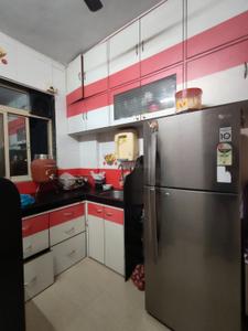Kitchen Image of 600 Sq.ft 1 BHK Apartment / Flat for sale in Sahaj Mitra Apartment, Pakhadi Thane for Rs. 5000000