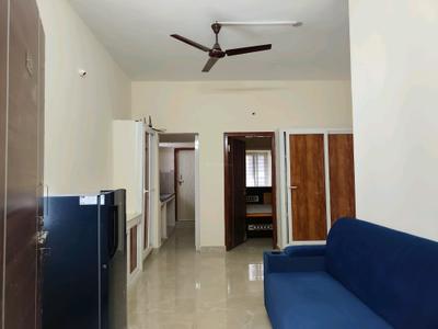 Living Room Image of 600 Sq.ft 1 BHK Apartment / Flat for rent in Kondapur Hyderabad for Rs. 25000