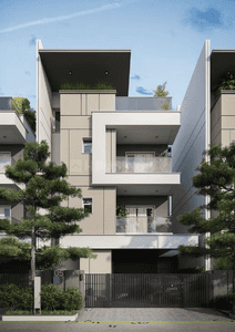 Image of 1558 Sq.ft 3 BHK Villa for sale in DRA Inara, Navalur, Chennai for Rs. 13800000