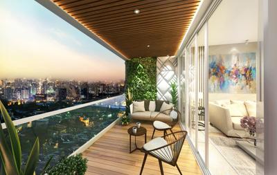 Balcony Image of 1057 Sq.ft 2 BHK Apartment / Flat for sale in Royal Bliss, Malad West Mumbai for Rs. 19100000