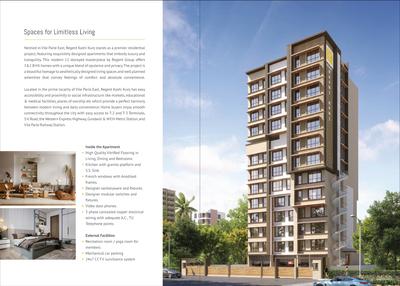 Image of 890 Sq.ft 2 BHK Apartment / Flat for sale in Regent Kashi Kunj, Vile Parle East, Mumbai for Rs. 27500000