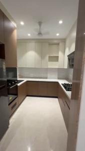 Kitchen Image of 1600 Sq.ft 3 BHK Builder Floor for rent in Green Park New Delhi for Rs. 200000