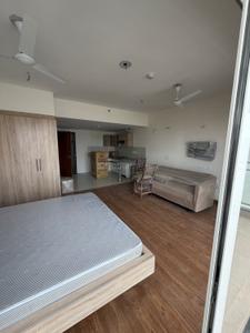 Bedroom Image of 710 Sq.ft 1 RK Apartment / Flat for rent in Godrej The Suites, Jaypee Greens Greater Noida for Rs. 30000