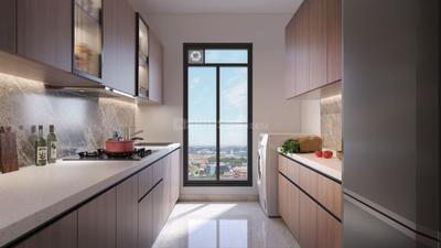Kitchen Image of 991 Sq.ft 2 BHK Apartment / Flat for sale in Romell Asrava, Andheri West Mumbai for Rs. 23100000