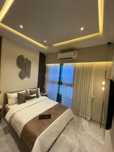 Bedroom Image of 718 Sq.ft 2 BHK Apartment / Flat for sale in Runwal One Tower D1, Thane West Thane for Rs. 17000000