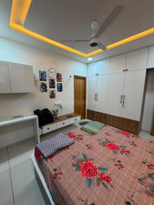 Bedroom Image of 1100 Sq.ft 3 BHK Apartment / Flat for sale in Mahalaxmee Raadhe Shyaam Harmony, Gotri Vadodara for Rs. 6500000