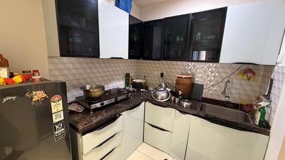 Kitchen Image of 854 Sq.ft 2 BHK Apartment / Flat for rent in Godrej Green Vistas, Mahalunge Pune for Rs. 34999