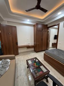Bedroom Image of 900 Sq.ft 1 BHK Builder Floor for rent in DLF Independent Floors, DLF Phase 3 Gurgaon for Rs. 30000
