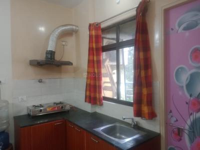 Kitchen Image of 462 Sq.ft 1 BHK Apartment / Flat for rent in Ambuja Utalika Effieciency And Comfort, Mukundapur Kolkata for Rs. 19000