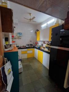 Kitchen Image of 650 Sq.ft 1 BHK Apartment / Flat for rent in Thane West Thane for Rs. 34000