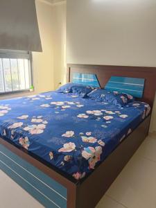 Bedroom Image of 1500 Sq.ft 3 BHK Apartment / Flat for rent in Adani Amogha, Shantigram Ahmedabad for Rs. 45000