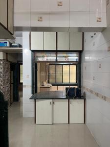 Kitchen Image of 550 Sq.ft 1 BHK Apartment / Flat for rent in Dombivli West Thane for Rs. 15000
