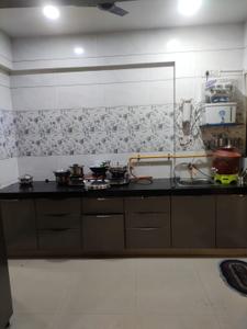 Kitchen Image of 1100 Sq.ft 3 BHK Apartment / Flat for sale in Ishwarcharan ICB Flora O Block, Gota Ahmedabad for Rs. 9500000
