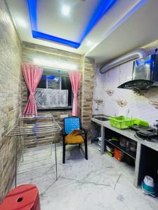Kitchen Image of 350 Sq.ft 1 BHK Apartment / Flat for rent in Kasba Kolkata for Rs. 15000