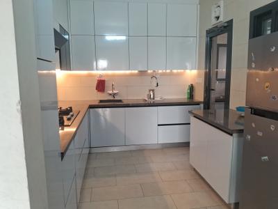 Kitchen Image of 1710 Sq.ft 3 BHK Apartment / Flat for rent in Sobha City, Sector 108 Gurgaon for Rs. 95000