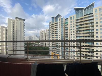 Balcony Image of 1660 Sq.ft 2.5 BHK Apartment / Flat for sale in Amanora Aspire Towers, Hadapsar Pune for Rs. 25000000