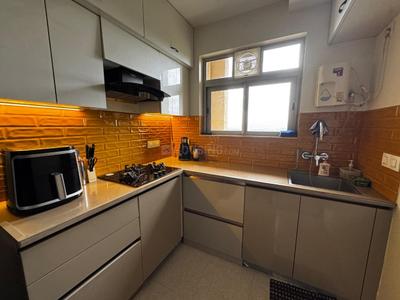 Kitchen Image of 550 Sq.ft 1 BHK Apartment / Flat for rent in Hiranandani Estate Thane for Rs. 45000