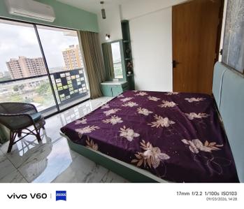 Bedroom Image of 2000 Sq.ft 3 BHK Apartment / Flat for rent in The Gate, Raysan Gandhinagar for Rs. 50000