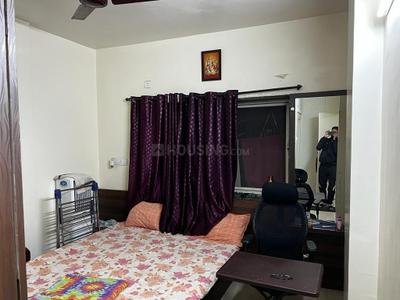 Bedroom Image of 750 Sq.ft 2 BHK Apartment / Flat for rent in Mahalaxmi Manomay Residency, Vishrantwadi Pune for Rs. 31000