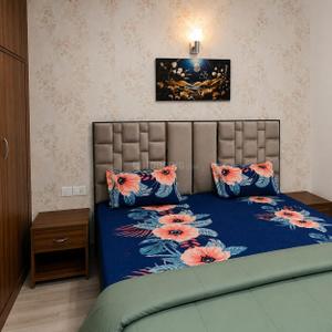 Bedroom Image of 825 Sq.ft 2 BHK Apartment / Flat for sale in Hare Krishana Orchid, Sunrakh Bangar Vrindavan for Rs. 8000000
