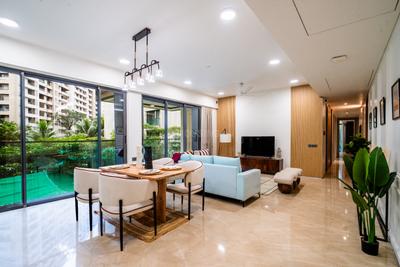 Living Room Image of 1882 Sq.ft 4 BHK Apartment / Flat for sale in Rustomjee Seasons Wing A, Bandra East Mumbai for Rs. 119300000