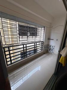 Balcony Image of 900 Sq.ft 3 BHK Apartment / Flat for rent in Char Chinar, Chinar Park Kolkata for Rs. 22000