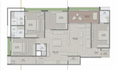 Image of 3475 Sq.ft 4 BHK Apartment / Flat for sale in Nysa Essence 51, Ghatlodiya, Ahmedabad for Rs. 29200000