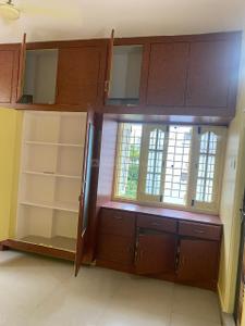 Bedroom Image of 1250 Sq.ft 3 BHK Apartment / Flat for rent in Nalanda Arcade, Pragathi Nagar Hyderabad for Rs. 24000