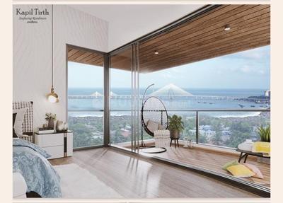Bedroom Image of 736 Sq.ft 2 BHK Apartment / Flat for sale in Godrej Horizon Phase I, Wadala Mumbai for Rs. 39500000