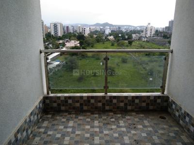 Balcony Image of 900 Sq.ft 2 BHK Apartment / Flat for rent in Wakad Pune for Rs. 32000