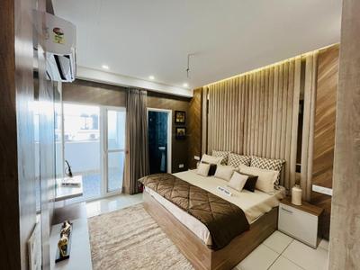 Bedroom Image of 1450 Sq.ft 3 BHK Builder Floor for sale in K S Fio Homes 2 ZRK, Kishanpura Zirakpur for Rs. 8990000