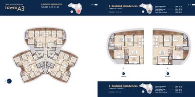 Image of 1278 Sq.ft 3 BHK Apartment / Flat for sale in Patia, Bhubaneswar for Rs. 12185400